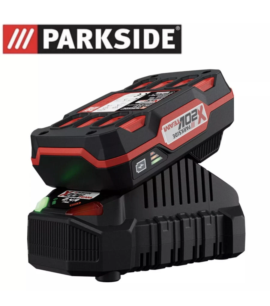 Parkside 20V Original Battery and Charger Set