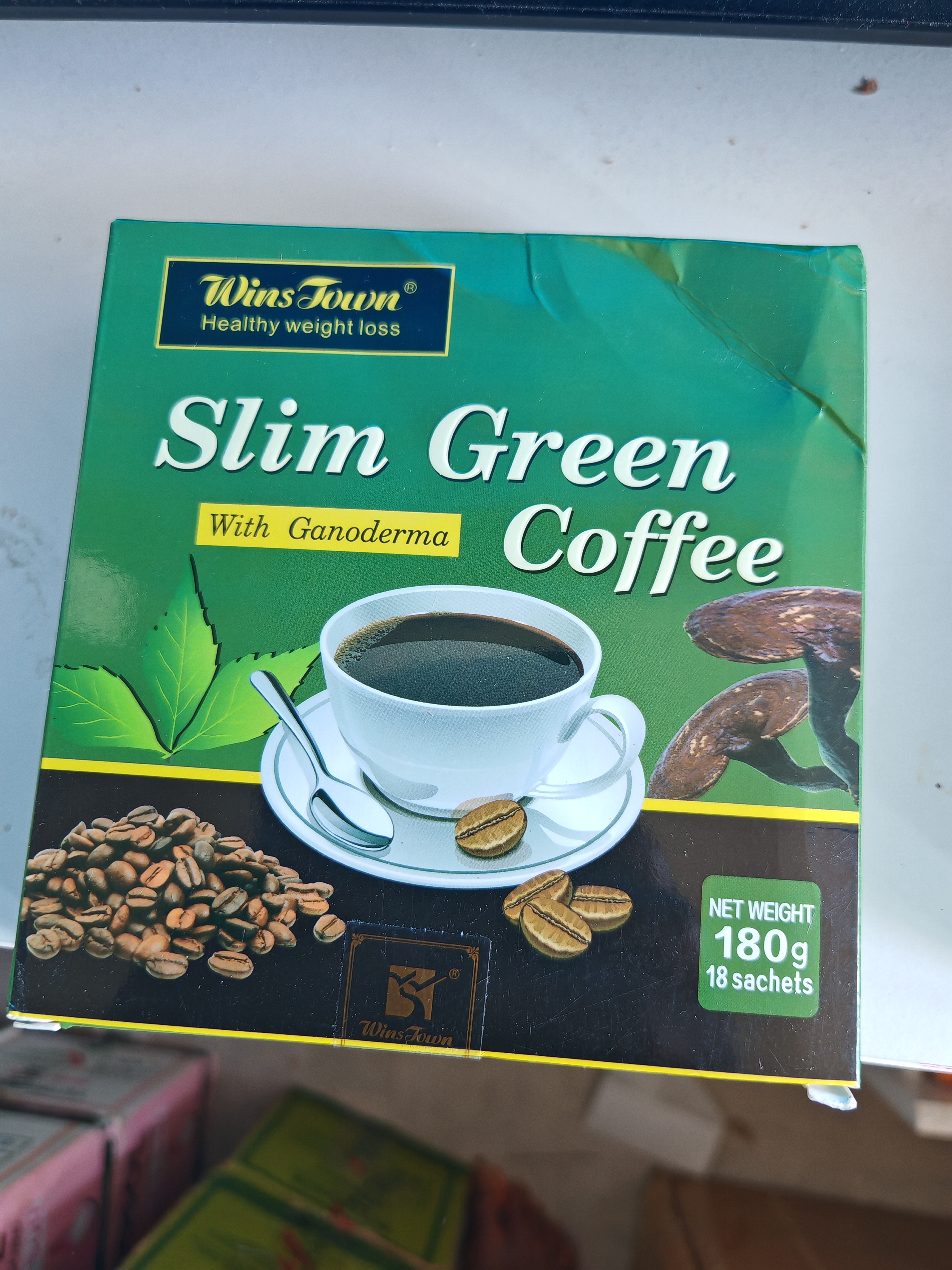 Wintown slim green coffee 18pcs tea