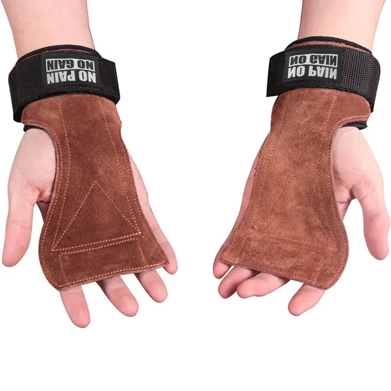 Gym Gloves Wrist Wraps Anti Slip Cowhide Weightlifting | Upfrica GH - Exercise Accessories - main product image