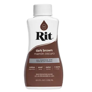 Rit Fabric Dye Dark Brown β All Purpose Liquid Dye 236ml