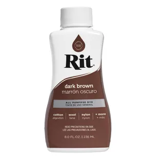 Rit Fabric Dye Dark Brown Purpose 236ML | Upfrica GH - Fabric Dyes - main product image