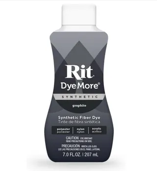 Rit Dyemore Synthetic Fabric Dye Graphite 207ML Polyester | Upfrica GH - Fabric Dyes - main product image