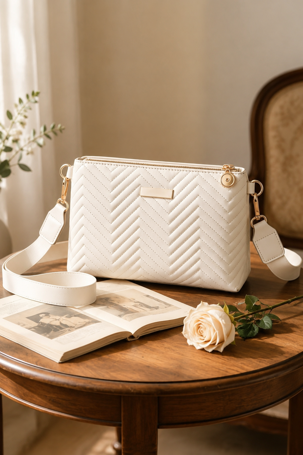Elegant Quilted Crossbody Bag