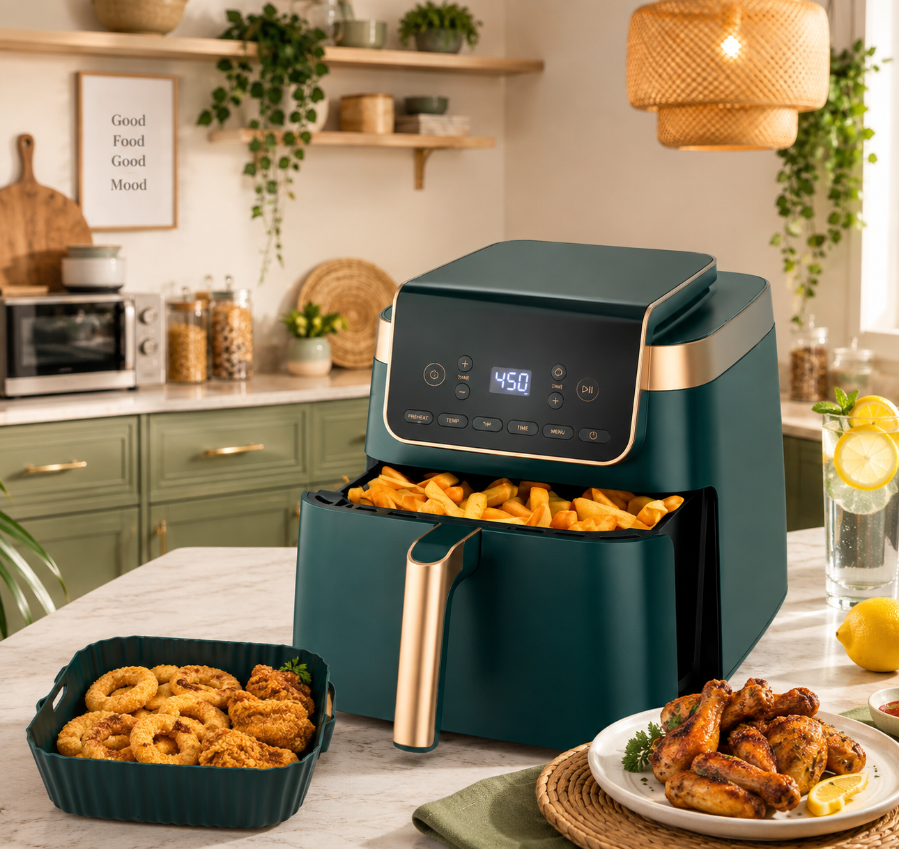 Air fryer breakfast maker 6L
