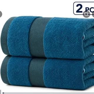 2 Piece Luxury Bath Towel Set