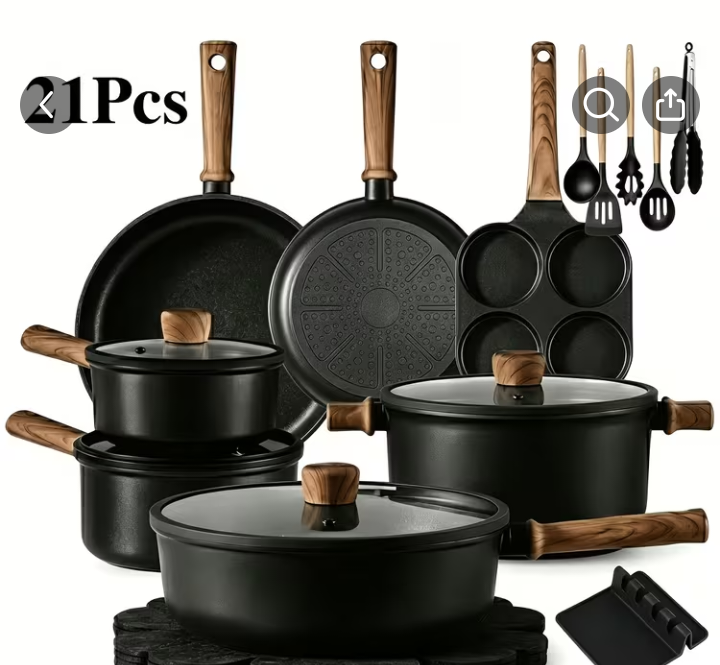 21 Piece Non Stick Cookware Set