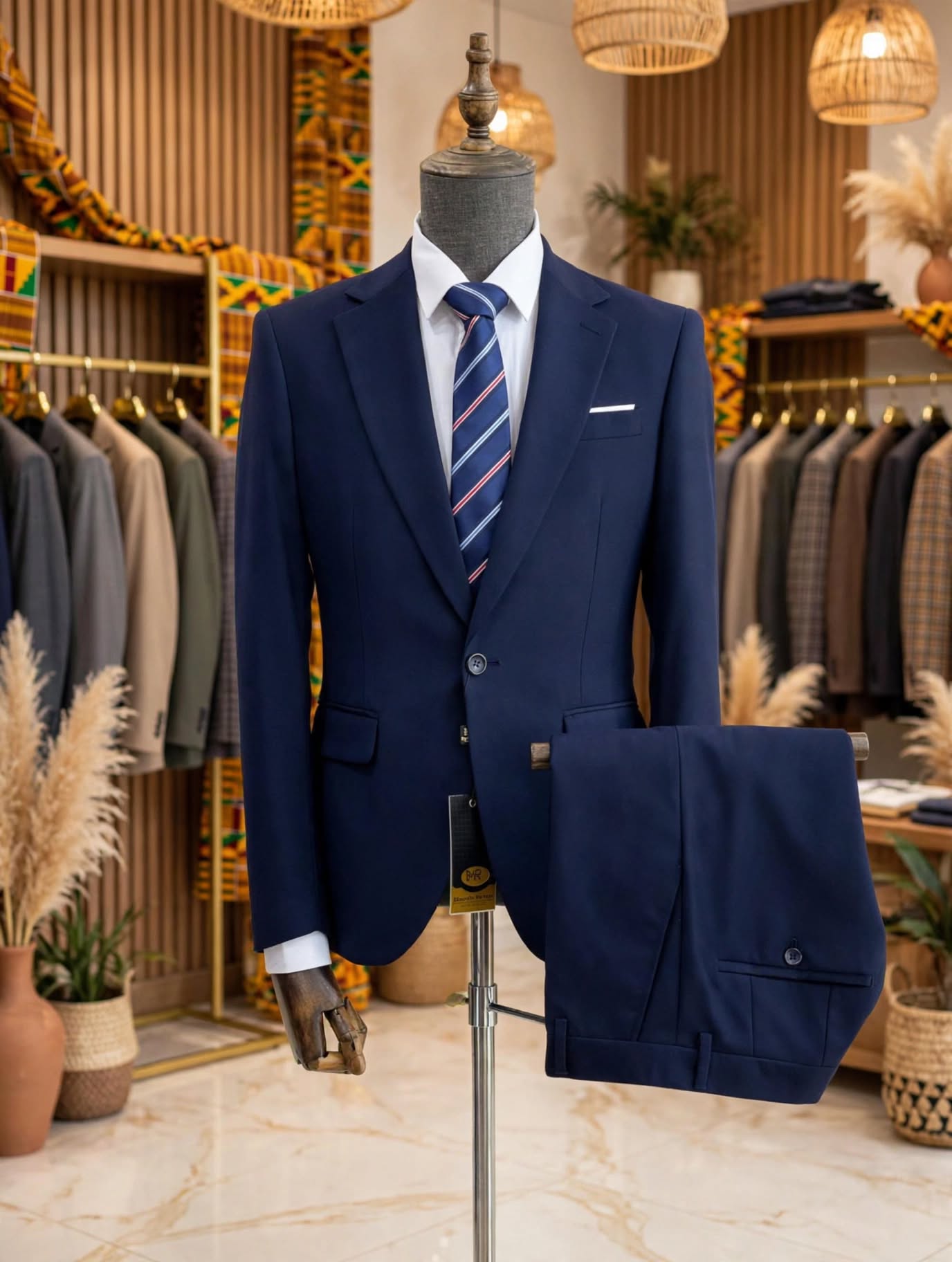 Executive Navy Single Breasted Formal Suits Set | Upfrica GH - Suits & Blazers - main product image
