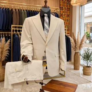 Sophisticated Cream Formal Suits Collection