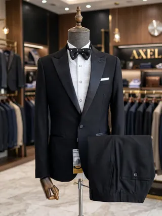 Gentleman’s Black Single Breasted Tuxedo Suits | Upfrica GH - Suits & Blazers - main product image