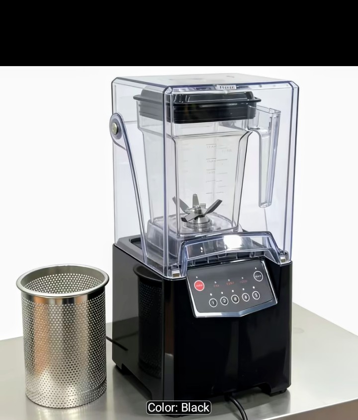 Commercial 1500W Multi Function Blender with Soundproof Cover, 1.5L Capacity & Anti Slip Feet