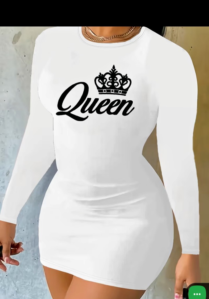 Queen Long Sleeve Fitted Top