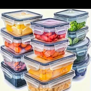 15pcs Kitchen Food Storage Bundle Insulated Containers Non stick Maifanstone Cookware Set Stackable Lids