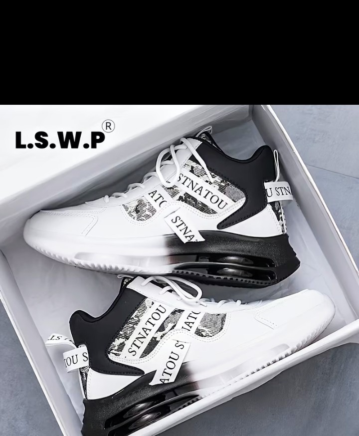 Men Women Trainers Autumn/winter Couple Matching Sneakers Anti-slip Travel Lightweight Athletic Height-increasing in GH