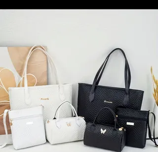 Women's Luxury Handbag Set Quilted Tote Shoulder Bags | Upfrica GH - Handbags - main product image