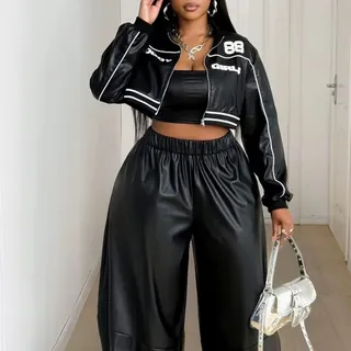 Women's Two piece Set Black