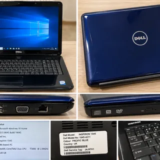 Dell Inspiron 1545 15.6" Laptop β Intel Core 2 Duo, 4GB RAM, Windows 10