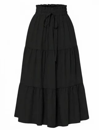 Maxi Skirt Black | Upfrica GH - Skirts - main product image
