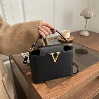 Black Bag Gold Handle Classy Amasaman | Upfrica GH - Handbags - main product image