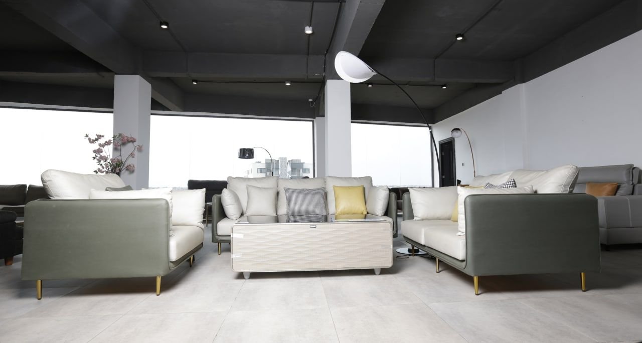 Sofa Set 3 in 1 Leather Seater Luxury Sofa