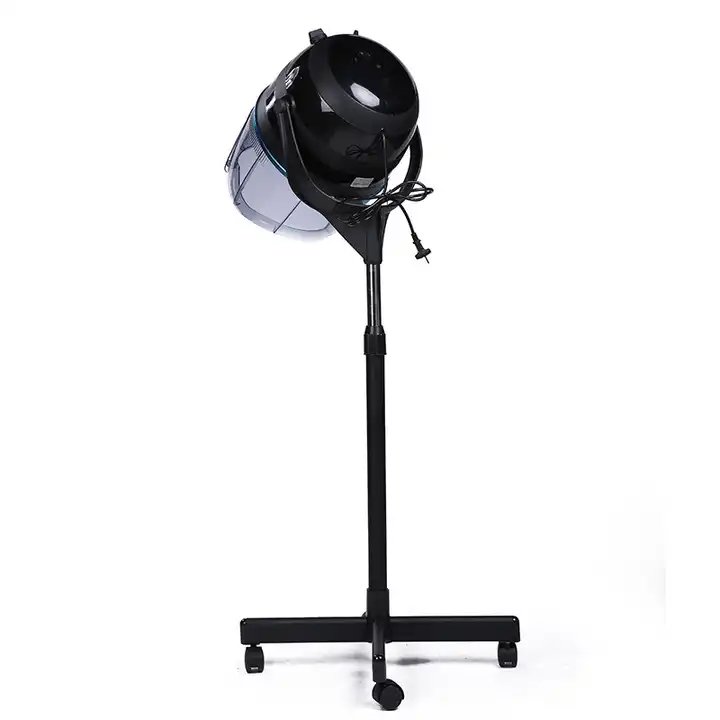 Stand Hair Dryer for Salon Professional Bonnet Hooded Standing Hair Dryer with Wheels and Adjustable Height in GH
