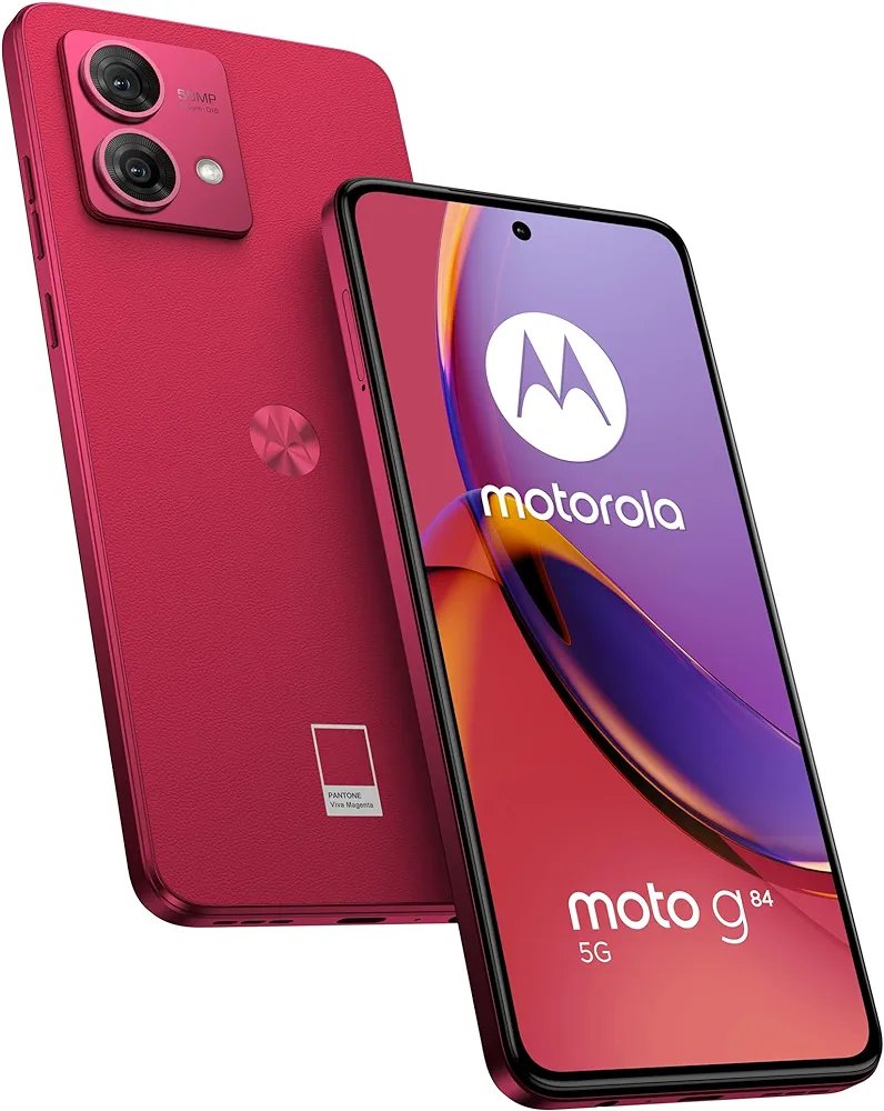 Motorola Mobile phone G84 5G 12+256 Viva Magenta Red in GH