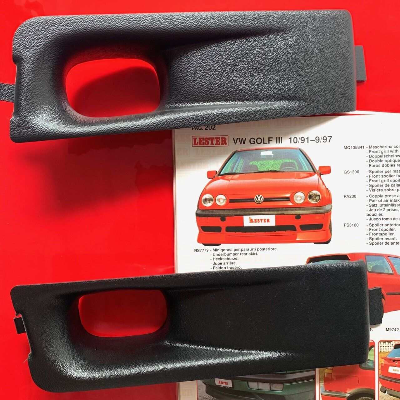 VW Vento (+Golf3) Air Intake Grill Into Original Bumper Upper Grill in GH