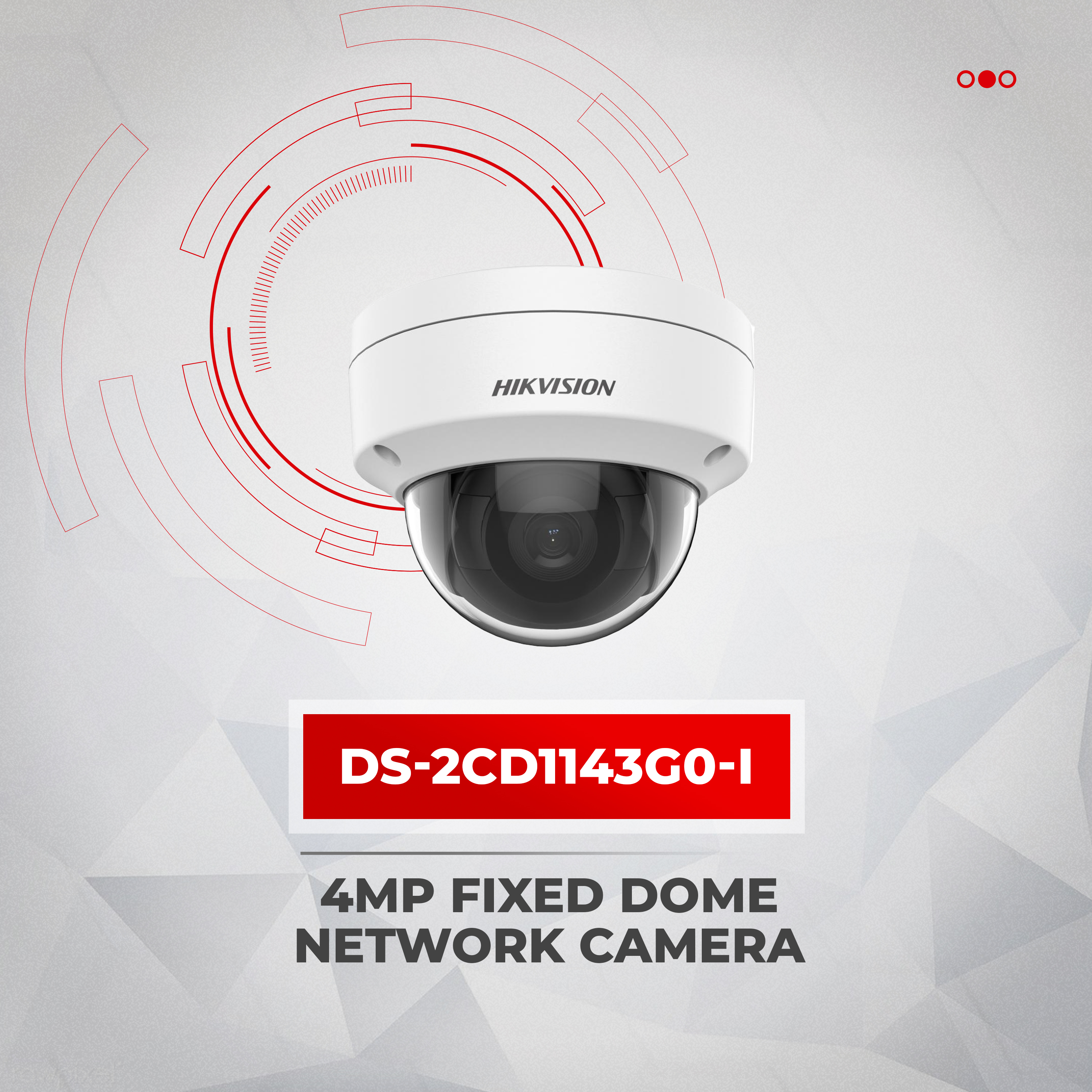 CCTV 4mp Dome Network Camera Hikvision security surveillance cameras in GH
