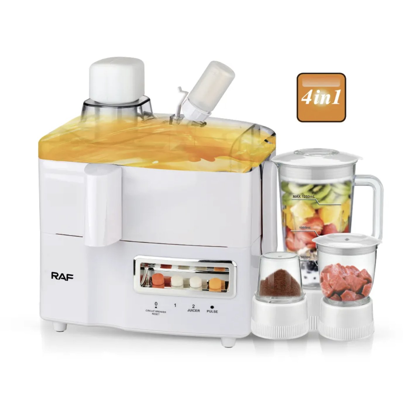 4in1 Juicer Blender Chopper Grinder Stainless Steel Blade 4 in 1