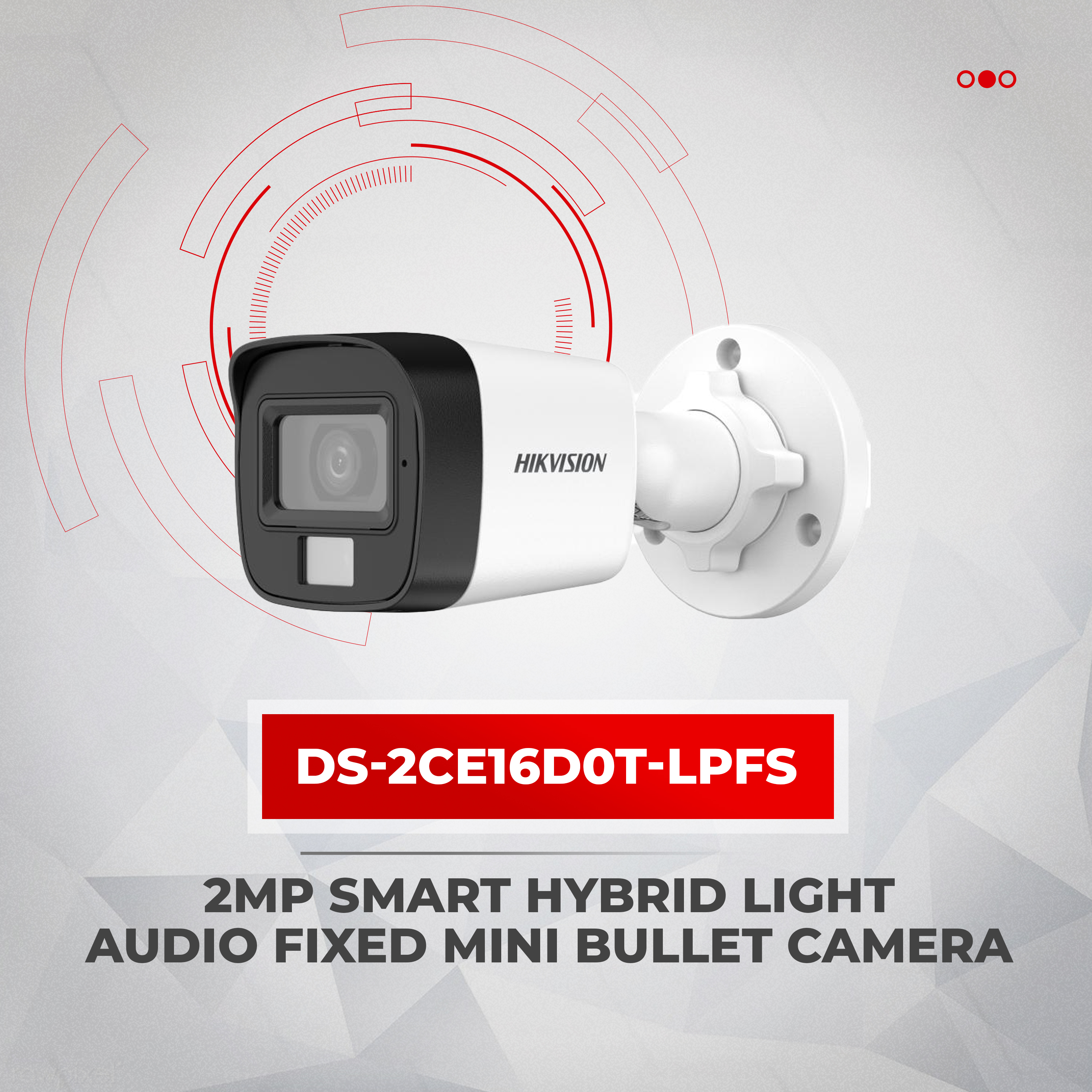 Ds-2ce16k0t-LFPS Bullet CCTV Security Camera in GH