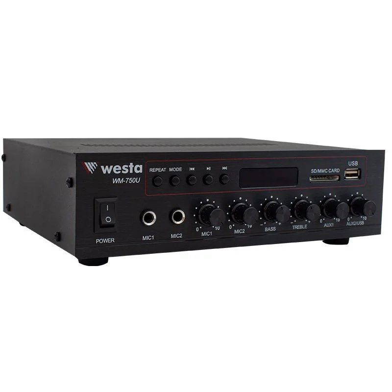 Amplifier WESTA Two Way 80W Mixer Amplifier in GH