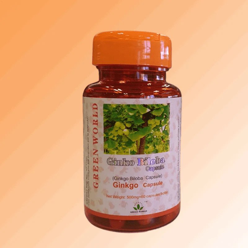 Ginkgo Biloba Green World Capsule: Boost Memory and Repair Damage Tissue in GH