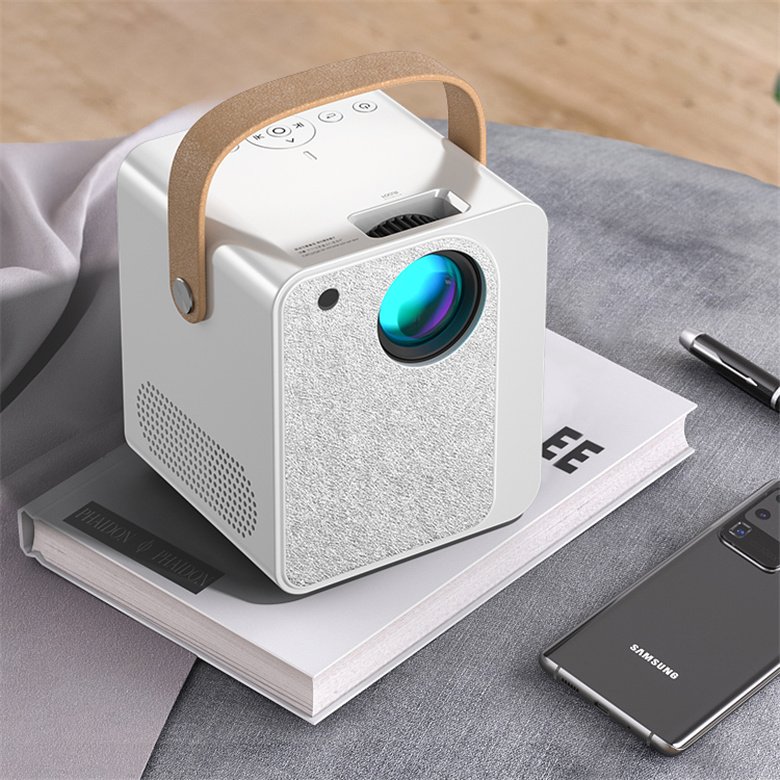 Phone Mini Projector 4k LCD Portable Beamer for PC Smartphone in GH