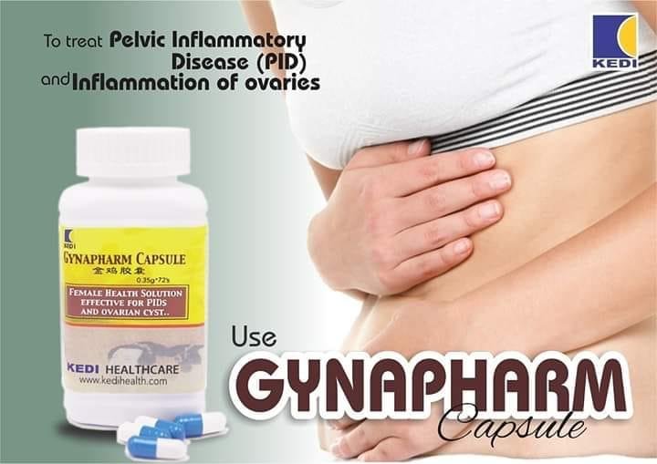 Gynapharm – A 100% female herbal health solution for women with PID and inflammation in GH