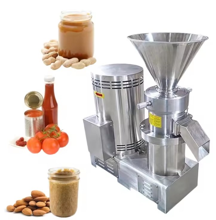 Peanut Butter Colloid Mill soymilk, tiger nut, soybeans, soysauce extractor machine in GH