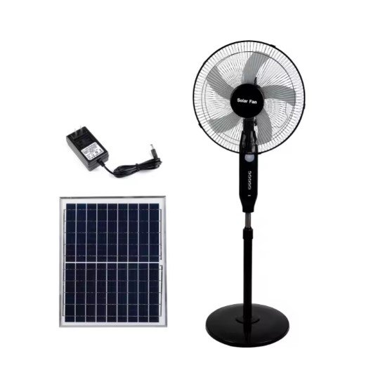 Solar Fan Rechargeable Solar Stand Fan in GH