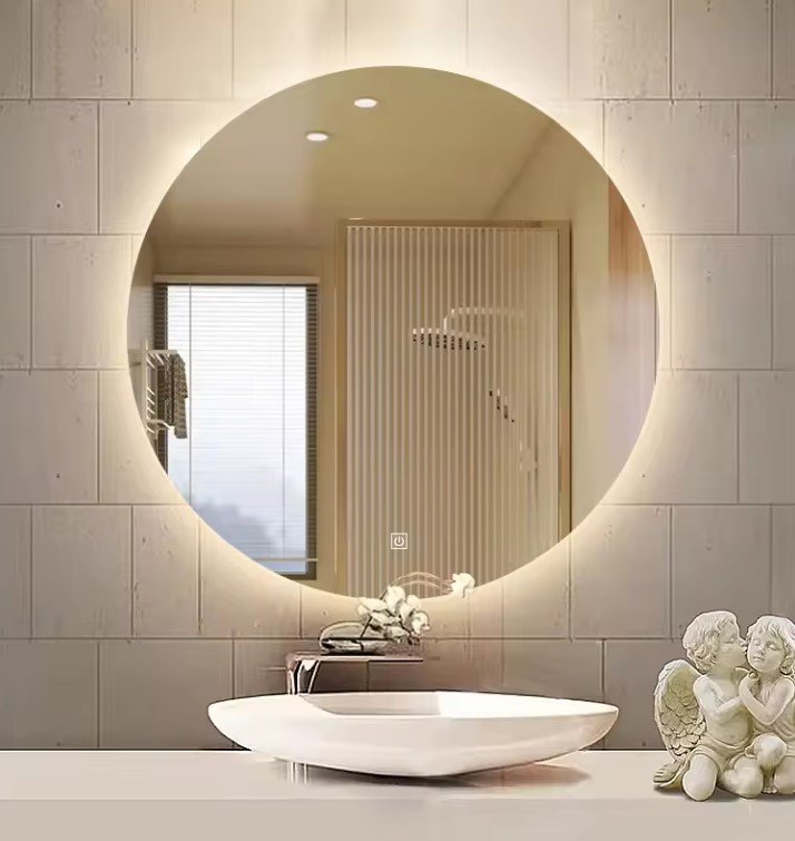 Bathroom Round Wall Smart Mirror Bath Led Vanity Mirror