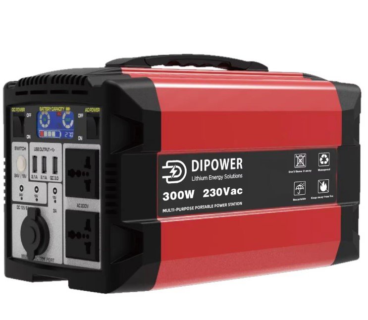 Portable power station outdoor portable energy storage 110v 220v high-power emergency power supply 500W 300W