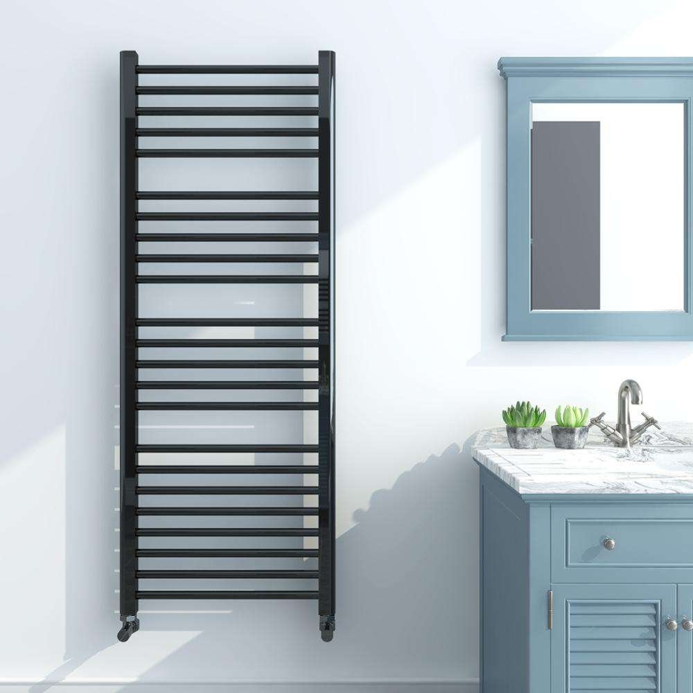 Heated Towel Rails: Chrome designer heated towel radiator