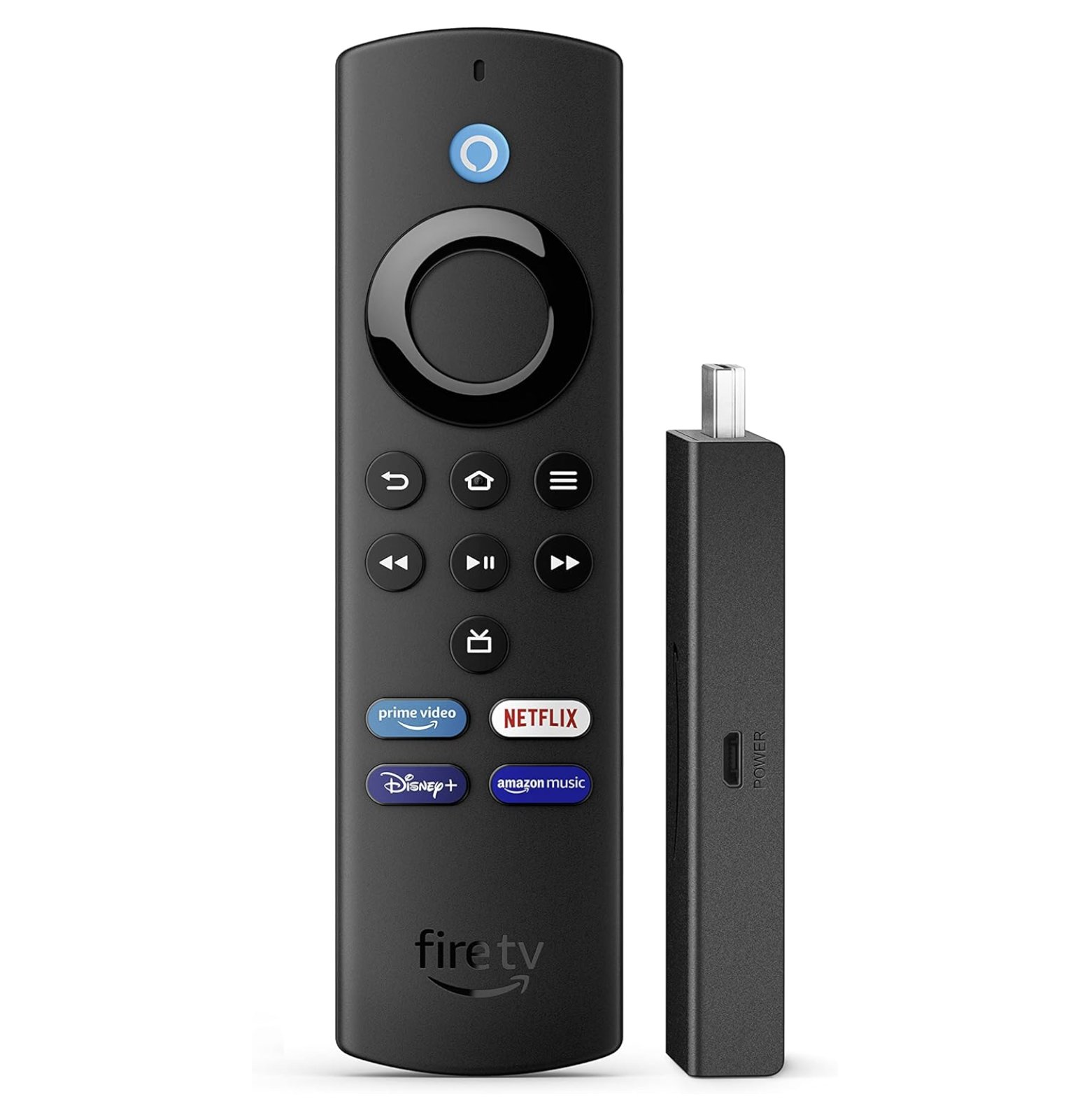 Amazon Fire TV Stick Lite (newest model) with Alexa Voice Remote Lite, our most affordable HD streaming stick in GH
