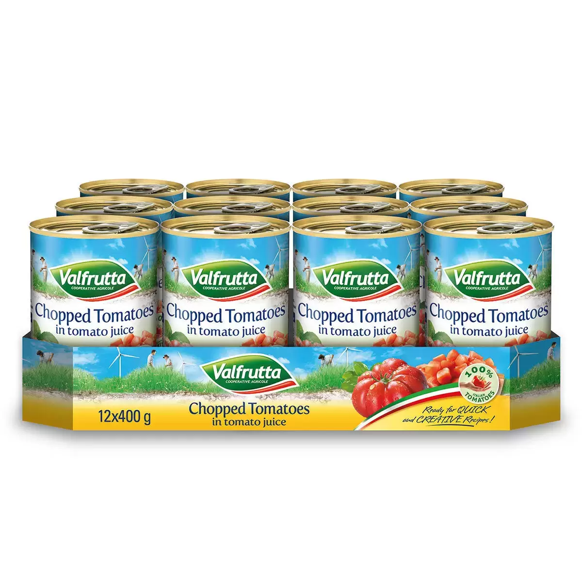 Costco Chopped Tomatoes Valfrutta, 12 x 400g Costco Wholesale