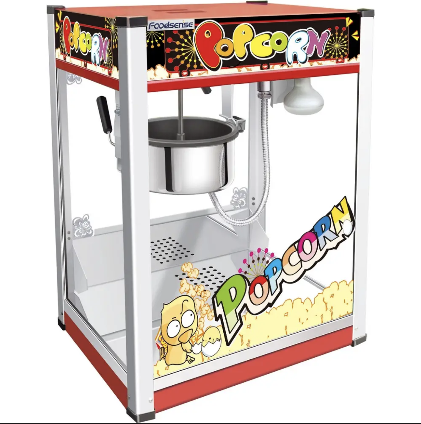 Popcorn machine, Automation popcorn making machine, hot air popcorn maker, popcorn machine commercial pop corn machine - – 8Oz Capacity, Electric Hot Air Popcorn Maker (1440W, 220V)