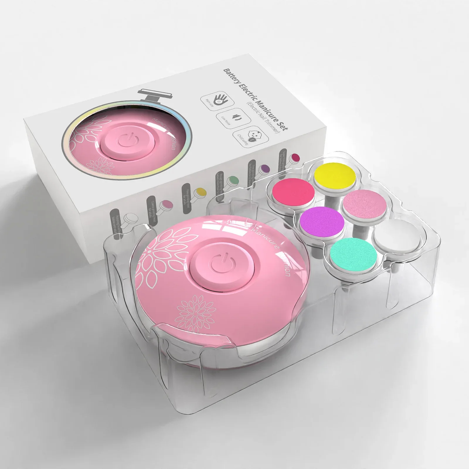 Baby electric nail care trimmer