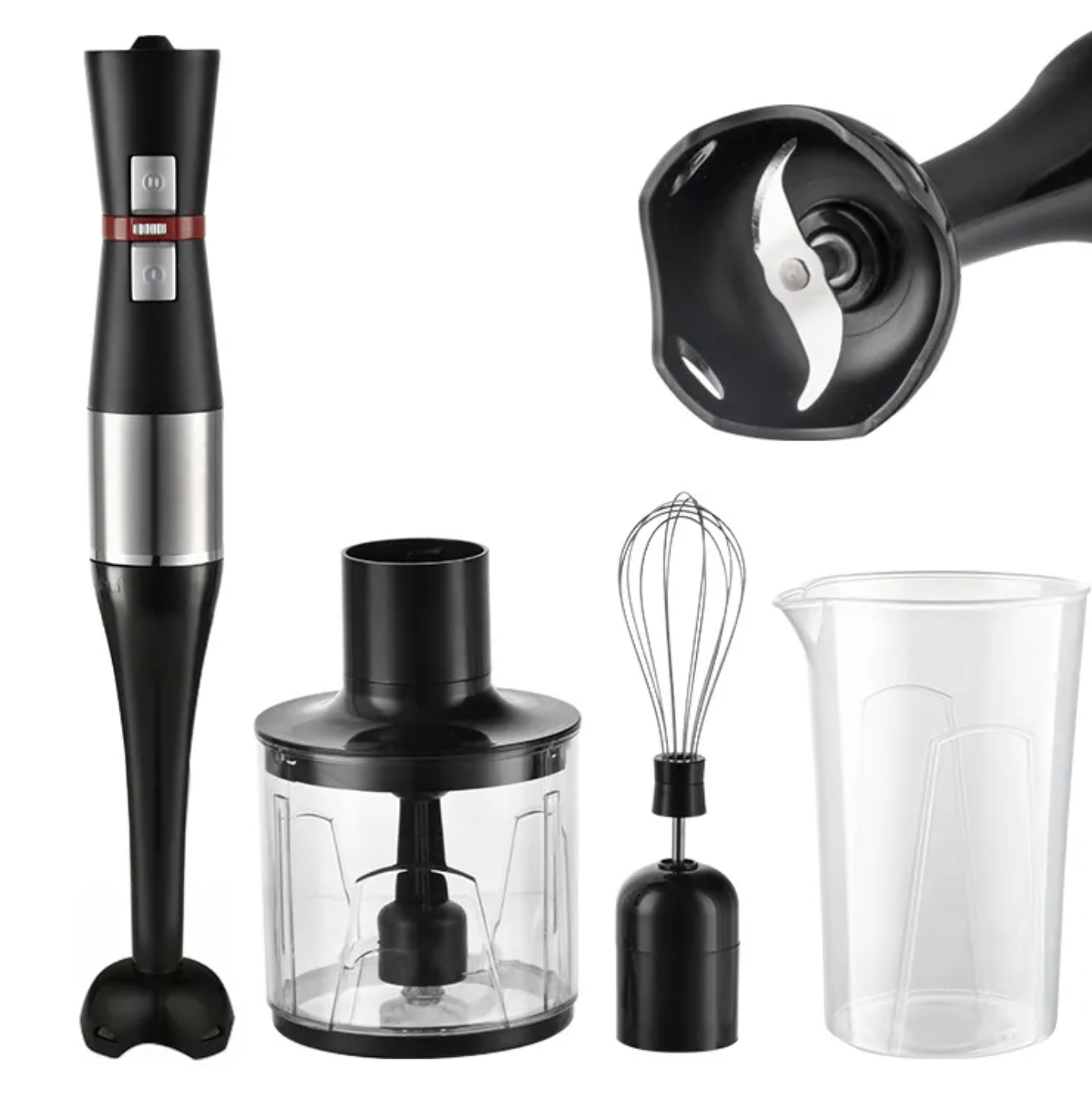Stick Blender 300W Kitchen Hand Blender Stainless Steel Housing Stick Blender Single Rod Immersion Blender With Child Lock
