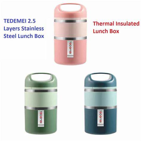 Lunch Box Two Layers Tedemei