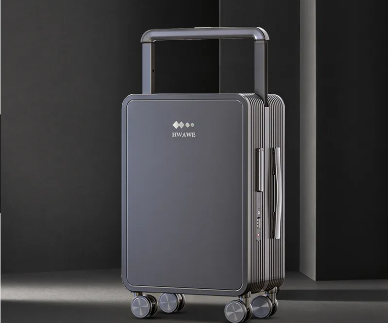 Leavesking High Quality Business Suitcase with TSA Lock Wide Trolley in GH
