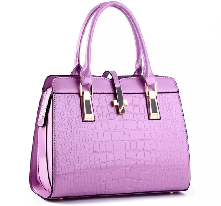 Fashion PU Leather Custom High Quality crocodile Pattern Womens Bag 2020 Handbag