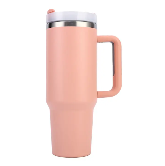 40oz Tumbler 2.0 Stainless Steel Double Wall Tumbler With Handle and Straw in GH