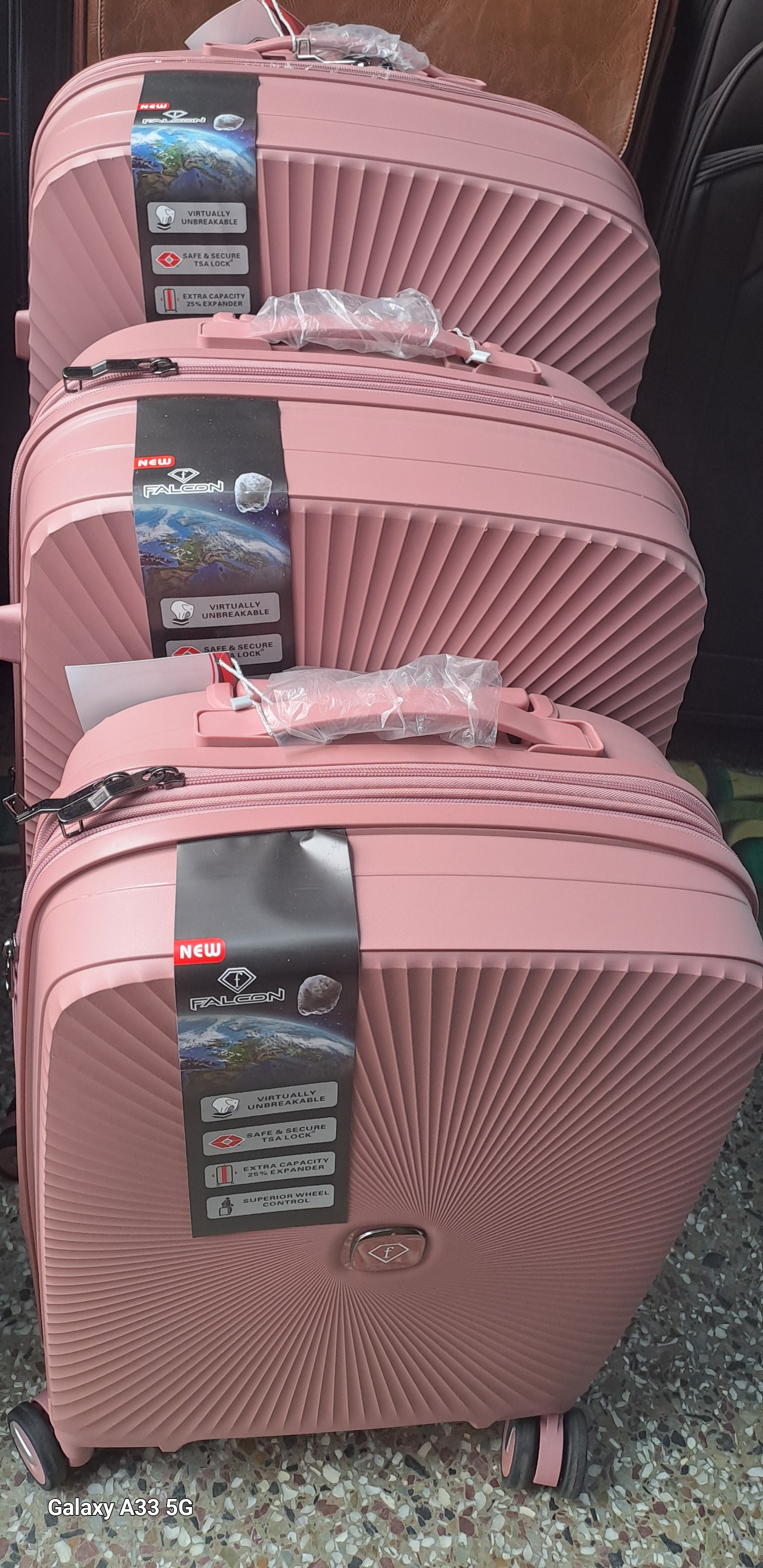 Unbreakable Plastic Trolley 3pcs Set in GH