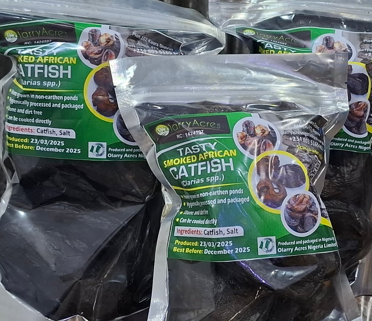 Smoked/dried catfish