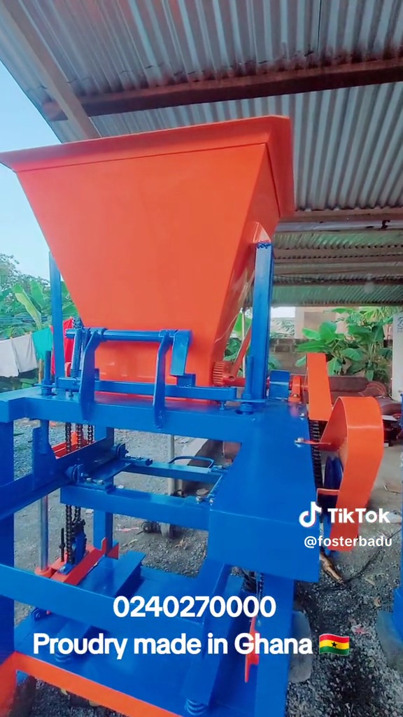 This is a the bigger type of blocks factory machine  and is so cheaper in GH